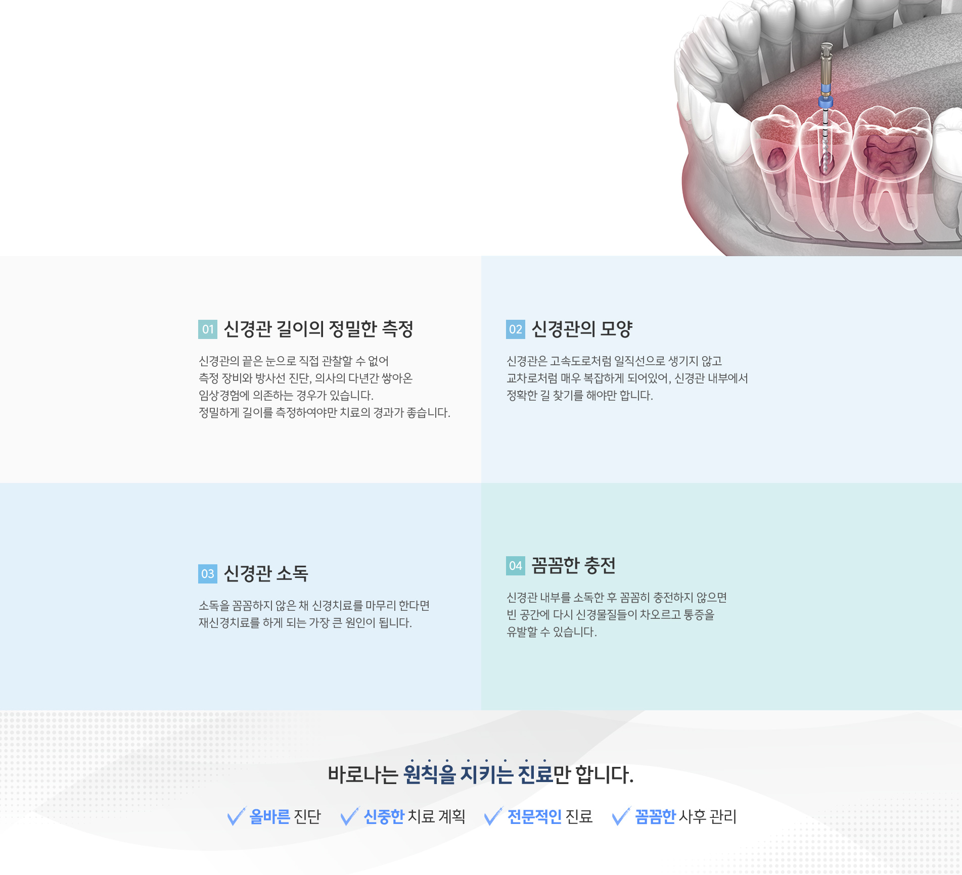 바로나치과에서 수준높은 진료를 경험해보세요.